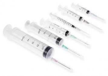 Шприц ін’єкційний трикомпонентний, стерильний, одноразовий, Luer Slip, 50 ml, з голкою 18 G